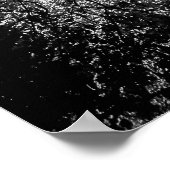 Schwarz-Weiß-Baum FEINE KUNSTFOTOGRAFIE Poster (Ecke)