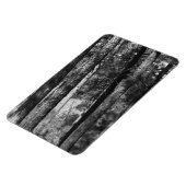 Schwarz-Weiß-Bäume überall Magnet (Linke Seite)