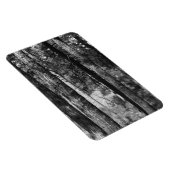 Schwarz-Weiß-Bäume überall Magnet (Rechte Seite)