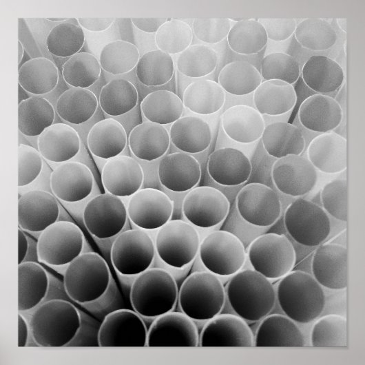 Schwarz-Weiß-Bendy Poster (Vorne)