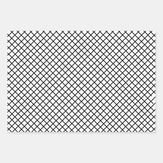 Schwarz-Weiß-Berry| Roter Pinselstrich Geschenkpapier Set (Vorderseite 3)