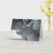 Schwarz-Weiß-Beten Kinderhandkarte Karte (Gelbe Blume)