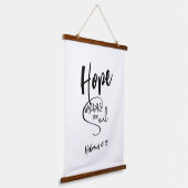 Schwarz-Weiß-Bibelverse-Set von zwei Wandteppich Mit Holzrahmen (Gewinkelt)