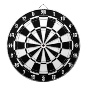 Schwarz-Weiß-Bicolor-Dart-Board Dartscheibe