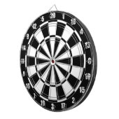 Schwarz-Weiß-Bicolor-Dart-Board Dartscheibe (Vorderseite rechts)