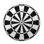 Schwarz-Weiß-Bicolor-Dart-Board Dartscheibe (vorne)
