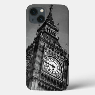 Schwarz-Weiß Big Ben Uhrturm Case-Mate iPhone Hülle