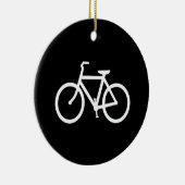 Schwarz-Weiß-Bike-Grafik Keramikornament (Rechts)