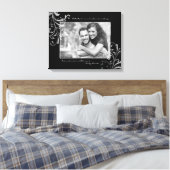 Schwarz-Weiß-Bild-Vorlage Leinwanddruck (Insitu (Schlafzimmer))