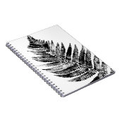 Schwarz-Weiß-Blattdruck Notizblock (Rechte Seite)