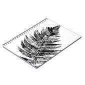 Schwarz-Weiß-Blattdruck Notizblock (Linke Seite)