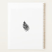 Schwarz-Weiß-Blattdruck Planer (Rückseite)