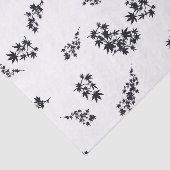 Schwarz-Weiß-Blätter Seidenpapier (Ausschnitt)