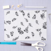 Schwarz-Weiß-Blätter Seidenpapier (Handwerk)