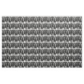 Schwarz-Weiß-Blätter Stoff (Yard (91,4 cm))