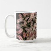 Schwarz-Weiß-Blattmuster Kaffeetasse (Links)