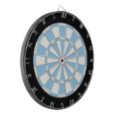 Schwarz-Weiß-Blau Dartscheibe (Vorderseite Links)