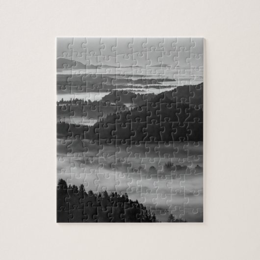 Schwarz-Weiß Bled Puzzle (Vertikal)