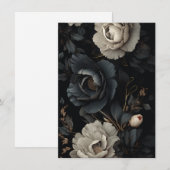 Schwarz-Weiß-Blume (Vorne/Hinten)