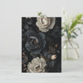 Schwarz-Weiß-Blume (Stehend Vorderseite)
