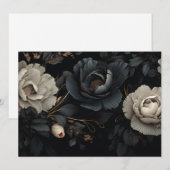 Schwarz-Weiß-Blume (Vorne/Hinten)