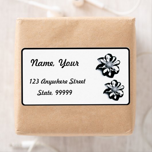 Schwarz-Weiß-Blume (Insitu)