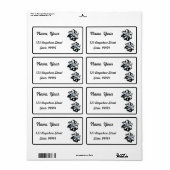 Schwarz-Weiß-Blume (Vorne)