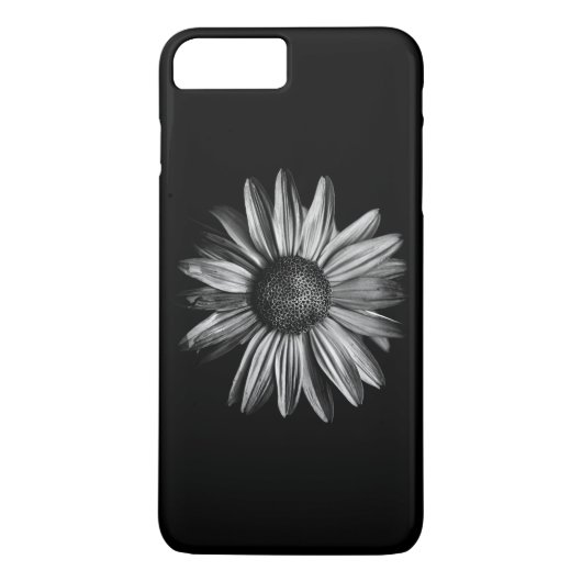Schwarz-Weiß-Blume 18 Case-Mate iPhone Hülle (Rückseite)