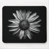 Schwarz-Weiß-Blume 18 Mousepad (Vorne)