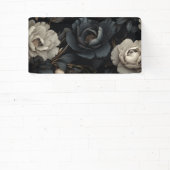 Schwarz-Weiß-Blume Banner (InSitu)