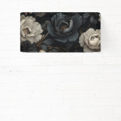 Schwarz-Weiß-Blume Banner (InSitu)