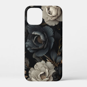 Schwarz-Weiß-Blume Case-Mate iPhone Hülle