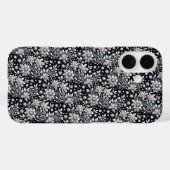 Schwarz-Weiß-Blume Case-Mate iPhone Hülle (Rückseite (Horizontal))