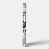 Schwarz-Weiß-Blume Case-Mate iPhone Hülle (Rückseite / Rechts)