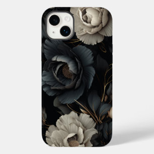 Schwarz-Weiß-Blume Case-Mate iPhone 14 Plus Hülle