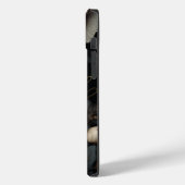 Schwarz-Weiß-Blume Case-Mate iPhone Hülle (Rückseite / Links)