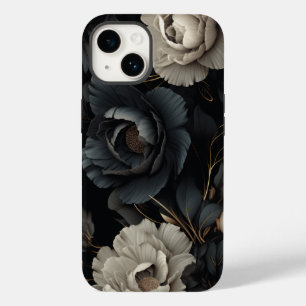 Schwarz-Weiß-Blume Case-Mate iPhone 14 Hülle