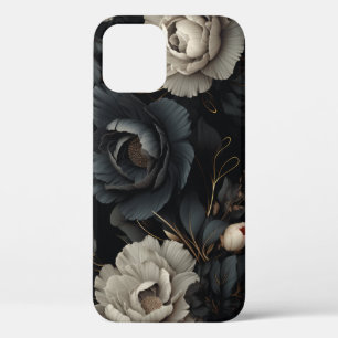 Schwarz-Weiß-Blume Case-Mate iPhone Hülle