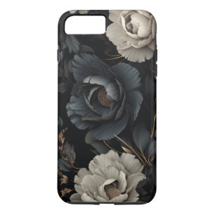 Schwarz-Weiß-Blume Case-Mate iPhone Hülle