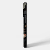 Schwarz-Weiß-Blume Case-Mate iPhone Hülle (Rückseite / Links)