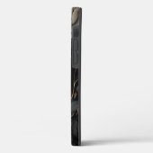 Schwarz-Weiß-Blume Case-Mate iPhone Hülle (Rückseite / Links)