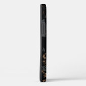 Schwarz-Weiß-Blume Case-Mate iPhone Hülle (Rückseite / Rechts)