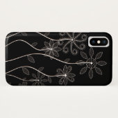 Schwarz-Weiß-Blume - Handy-Case Case-Mate iPhone Hülle (Rückseite (Horizontal))