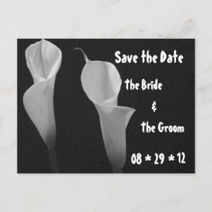 Schwarz-Weiß-Blume Postkarte