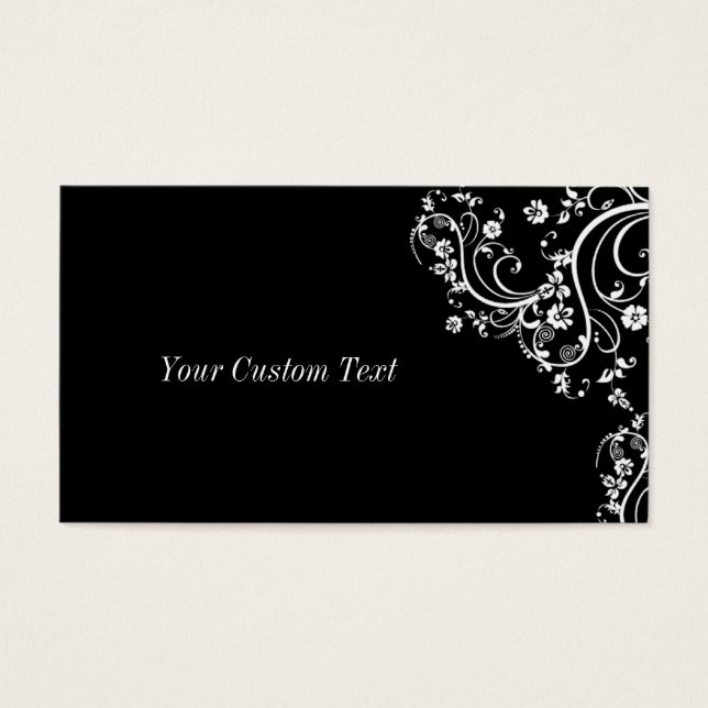 Schwarz-Weiß-Blume-Rollen (Vorderseite)