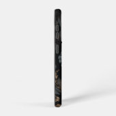 Schwarz-Weiß-Blume Samsung Galaxy Hülle (Rechte Seite)