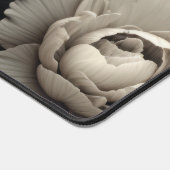 Schwarz-Weiß-Blume Schreibtischunterlage (Ecke)