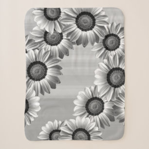 Schwarz-Weiß-Blume Sherpadecke