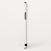 Schwarz-Weiß-Blume und Blumenbezeichnungen Case-Mate iPhone Hülle (Hinten/Rechts)