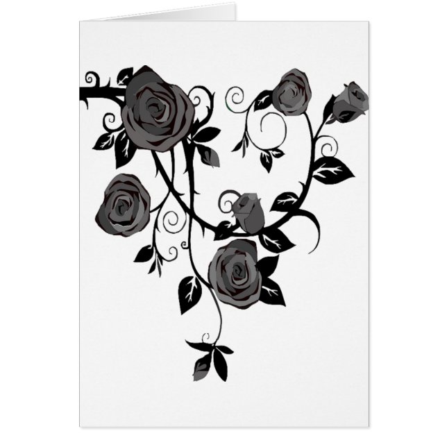 Schwarz-Weiß-Blumen (Vorne)